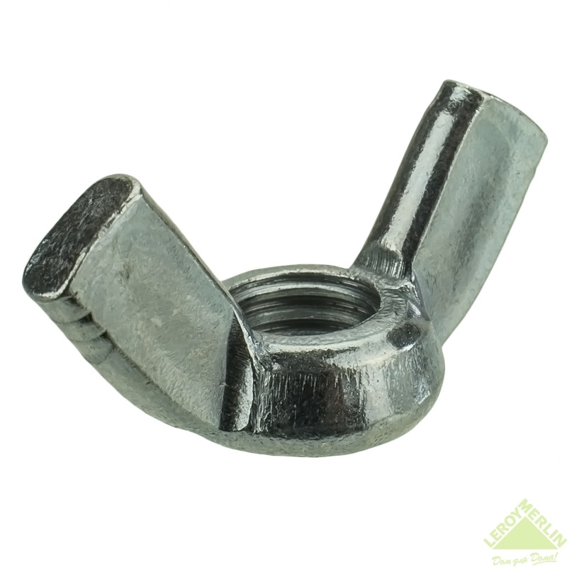 Гайка М8*1,25 барашек хром