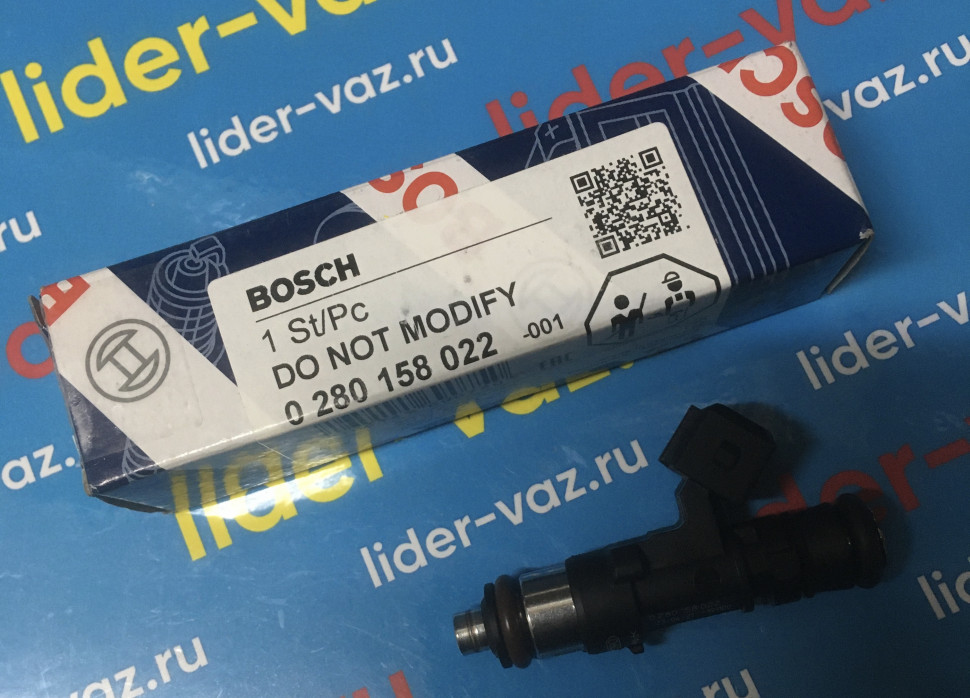 Форсунка 1118-2170 BOSCH (V 1.6) 16 кл.  А371 (корот.) (022)