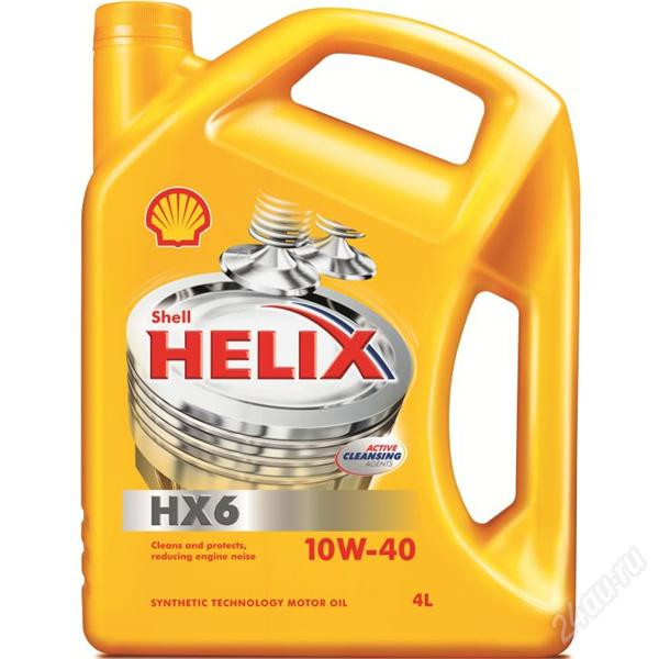 Масло шел Shell Helix НX-6 10/40 п/с (4л.)